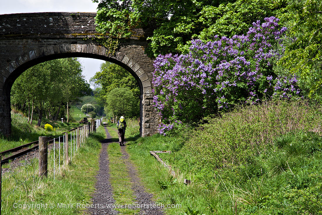 Approaching Slaggyford on the South Tyne Trail