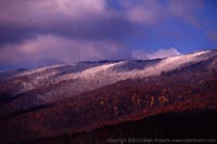 West Virginia Landscape in Red, White and Blue